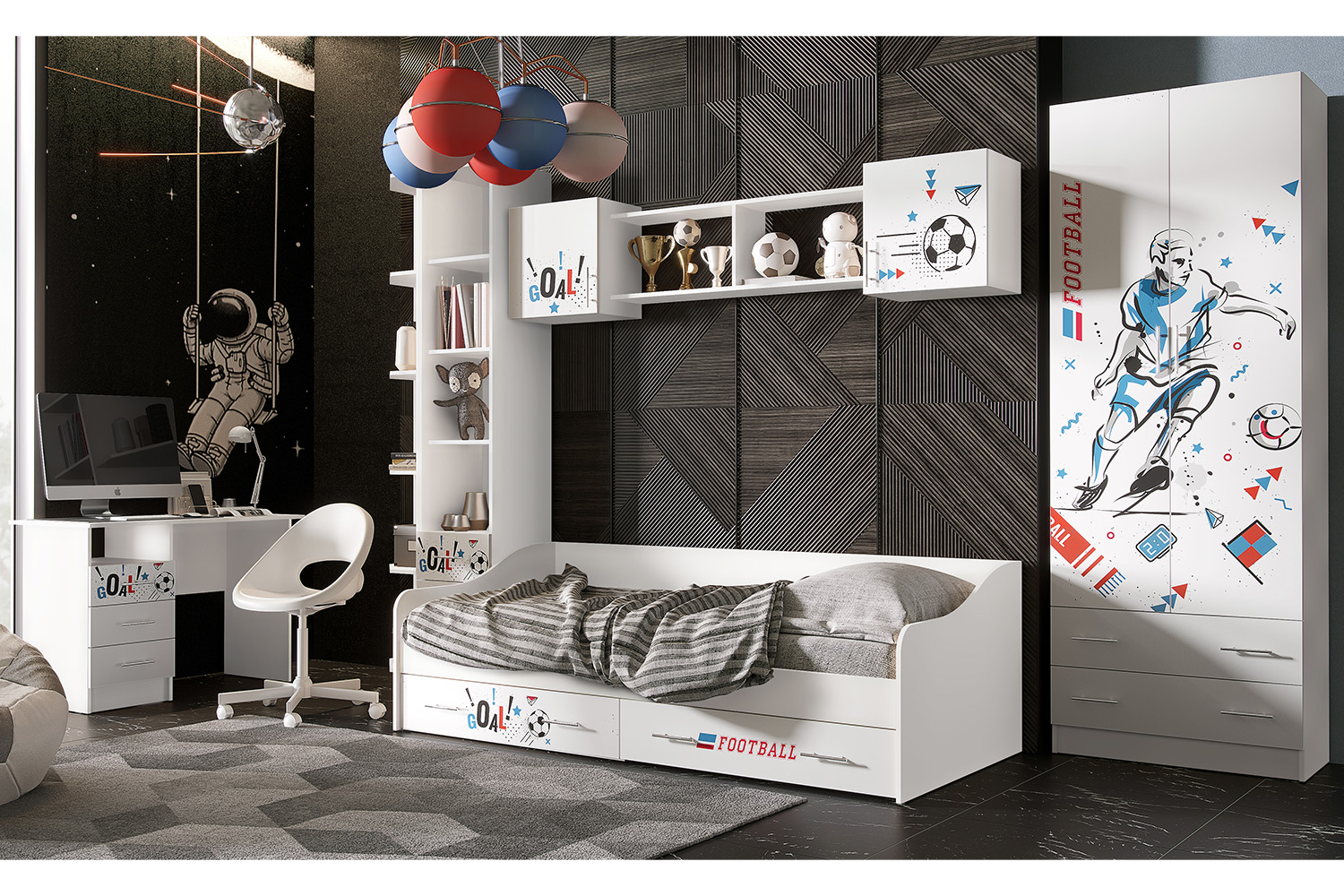 Антресоль Вега NEW Boy, Белый