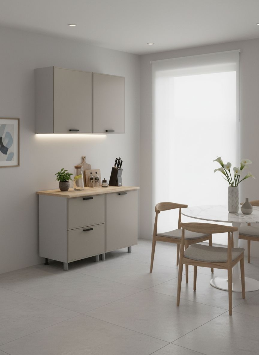 МК Аленушка 1,2м с ящ. Магнолия Керамика,скоба черный,сонома