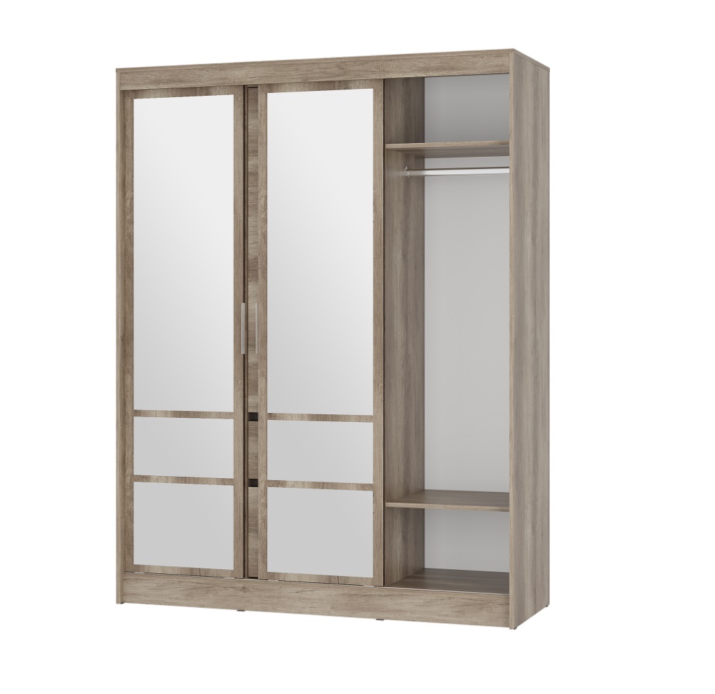 Шкаф-купе ШКК-06 Энигма дуб каньон/венге