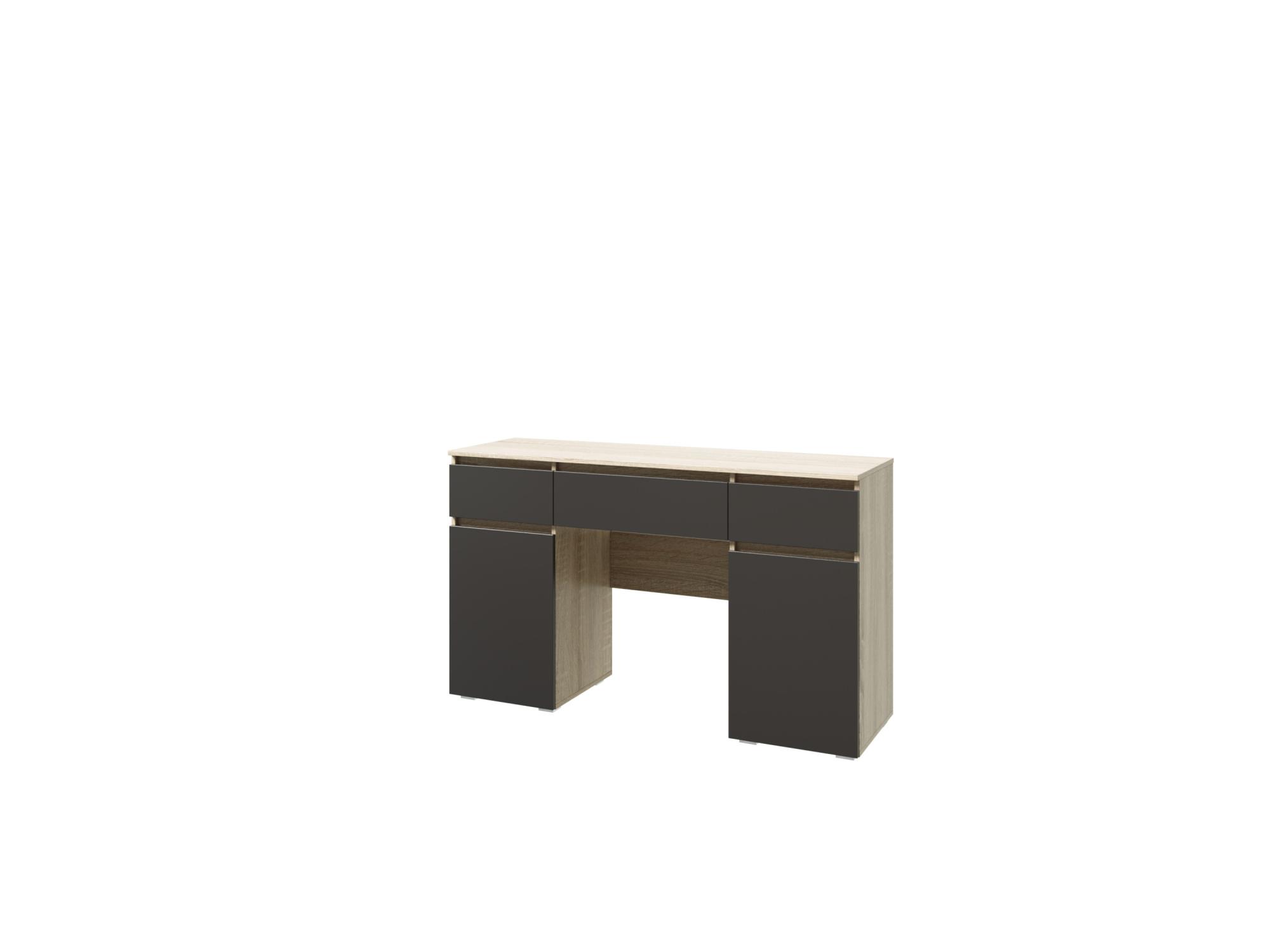 Стол туалетный Ким, Графит софт, Сонома