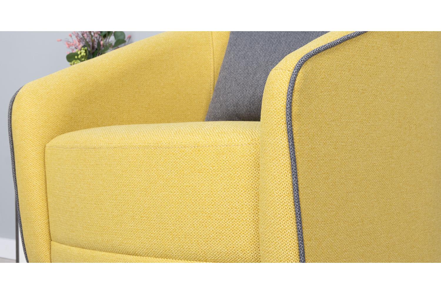 Кресло Бернис, Желтое