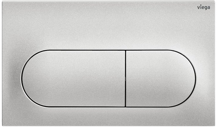 773755 Prevista Панель смыва для унитазов Visign for Life 6, пластик, хром матовый, модель 8602.1