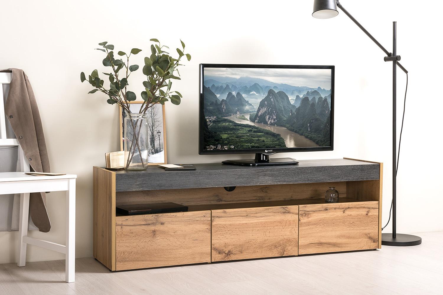 Тумба под ТВ 13.272 Дуб Вотан 065 R, Интра