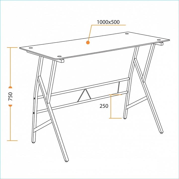 Стол компьютерный Gd-02