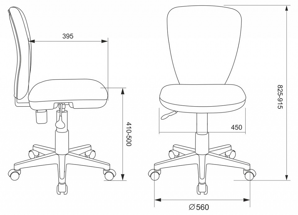 Стул компьютерный KD-W10
