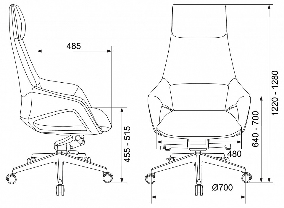 Кресло для руководителя DAO-2