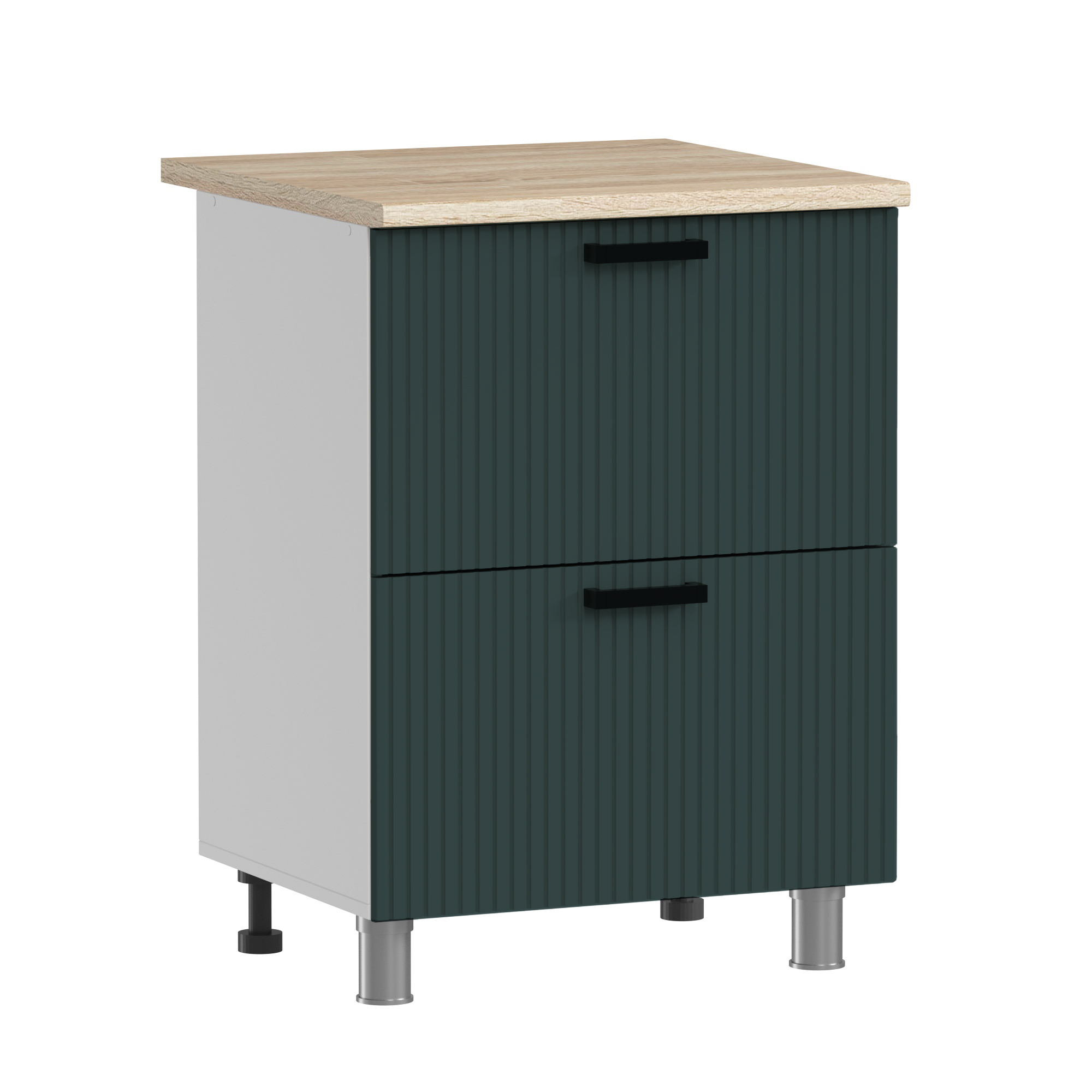 МК Аленушка Н2Я 600 Лотос Изумруд,скоба антрацит (без столешницы)