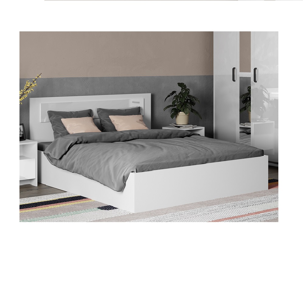 Кровать с проложками 160х200 Соня, Белый