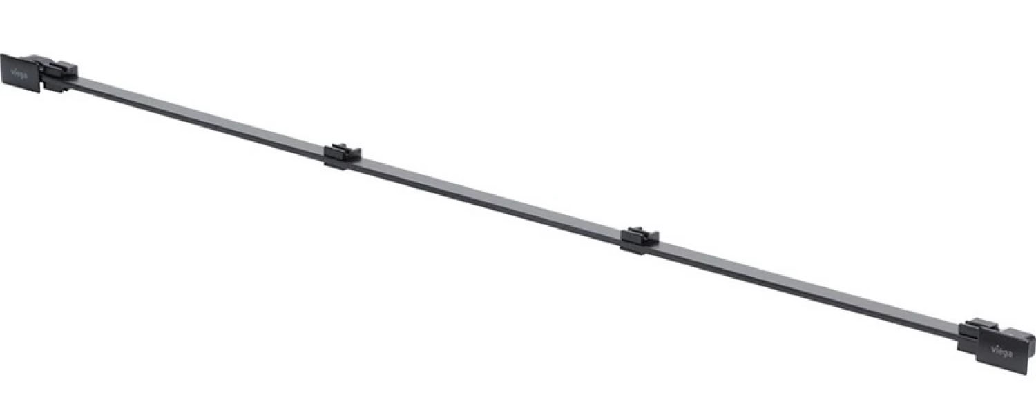 736583 Advantix Vario Дизайн-вставка для душевого лотка для встраивания в стену Advantix Vario, черная, модель 4967.32