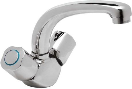 BA166AA ISKAR Смеситель для раковины двуручный