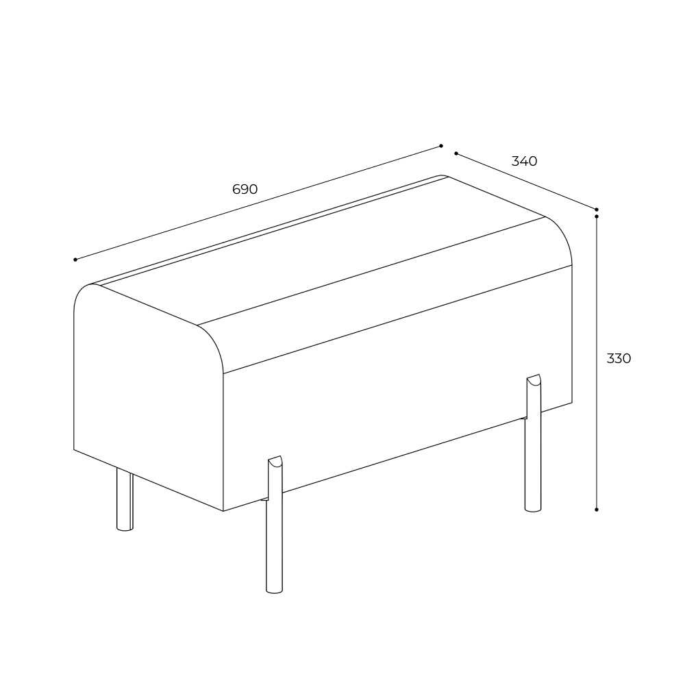 Пуф Софт грей