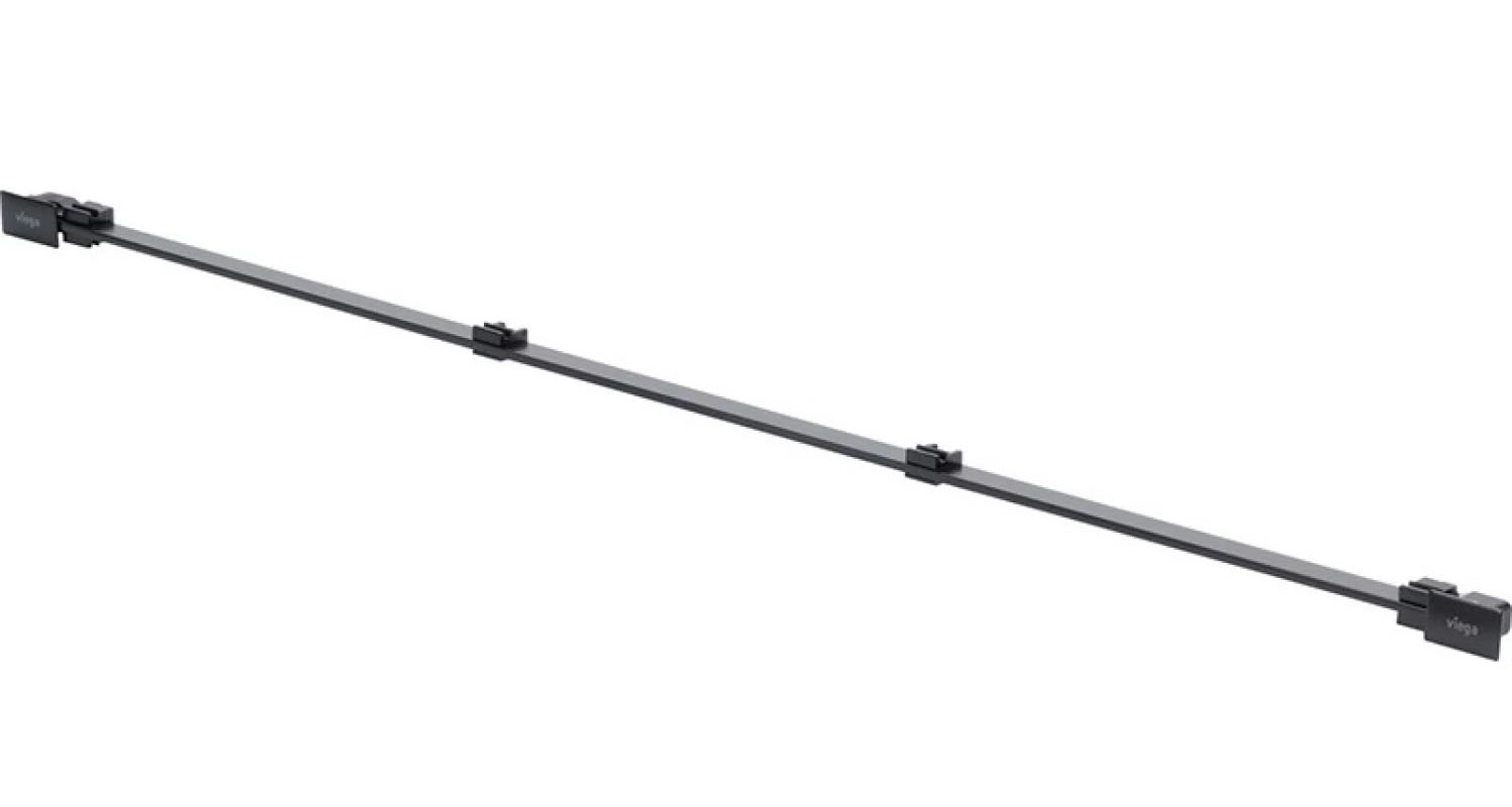 711870 Visign SR3 дизайн-вставка для Advantix Vario 300-1200 мм с компл. для монтажа и бок. накладками, черный, нержавеющая сталь, модель 4965.32