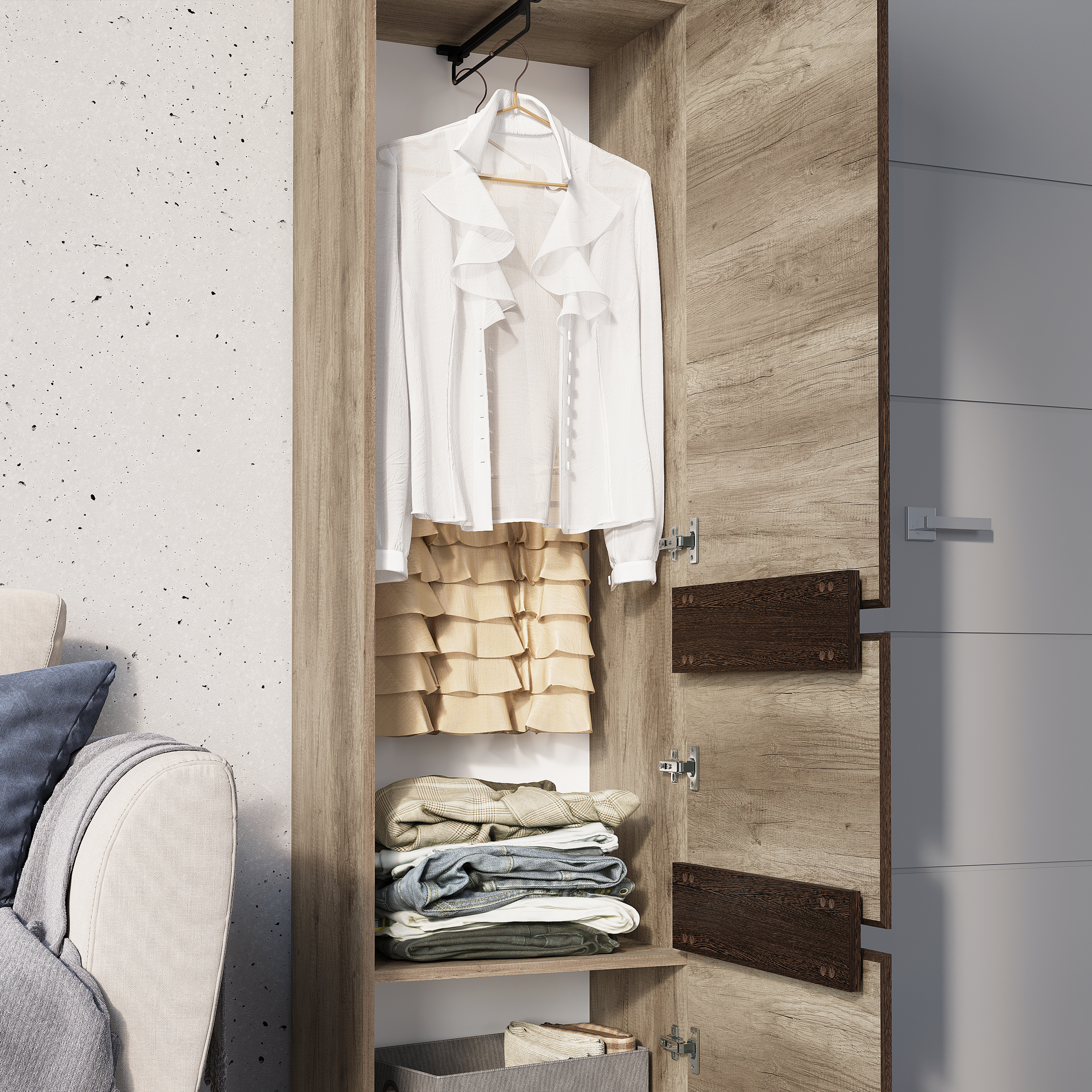 Пенал ПН-03 Энигма, Дуб каньон, Венге