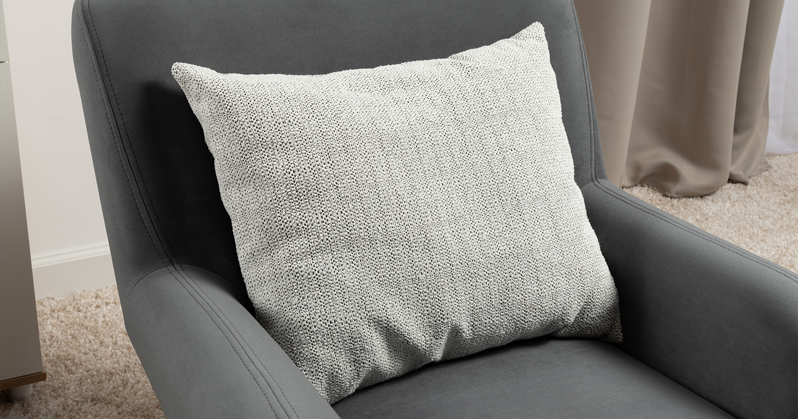 Кресло Дакота Серое