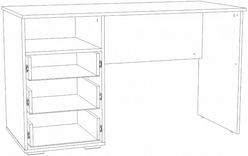 Стол письменный Банни НМ 041.40