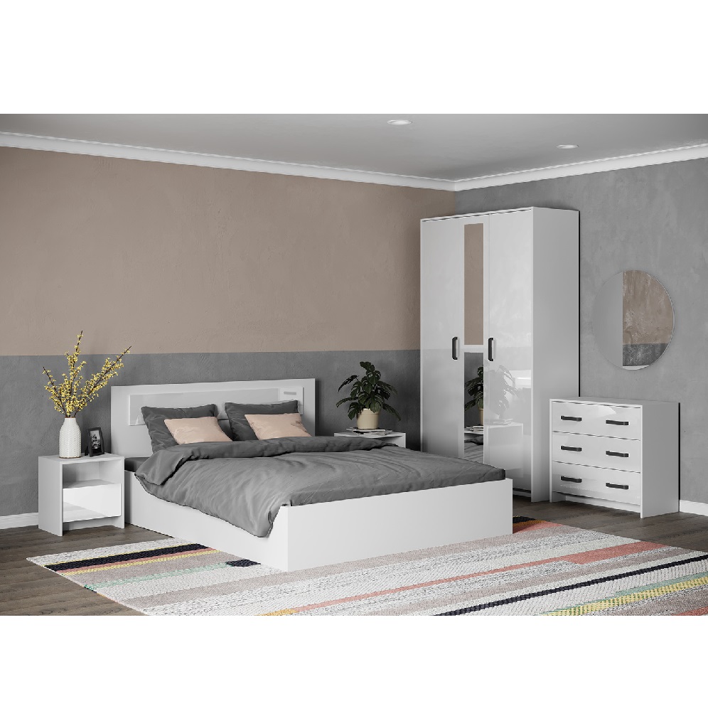 Кровать с проложками 160х200 Соня, Белый