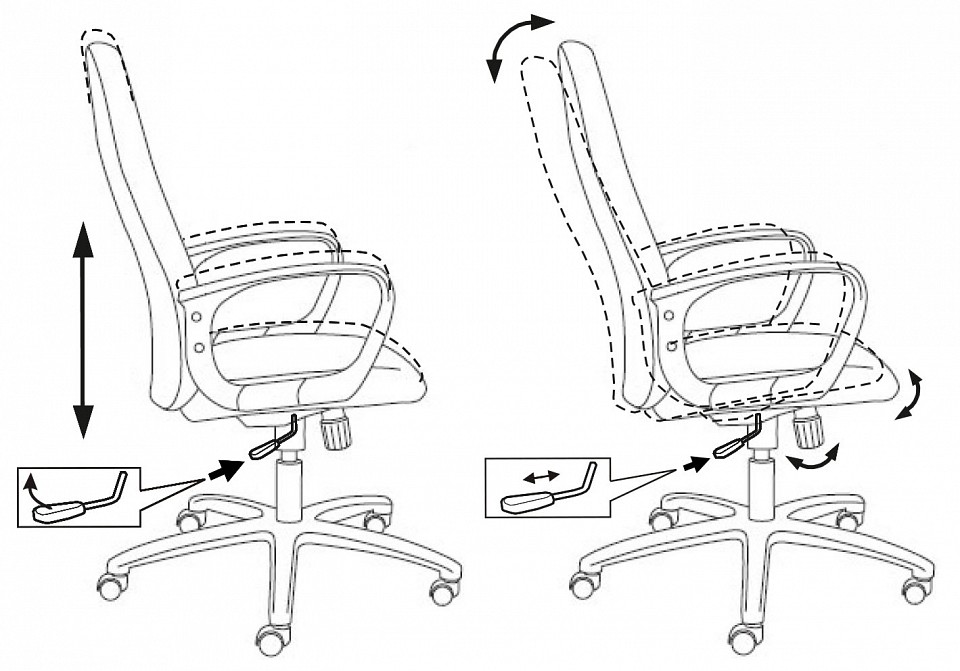 Кресло компьютерное Бюрократ Ch-808AXSN серое