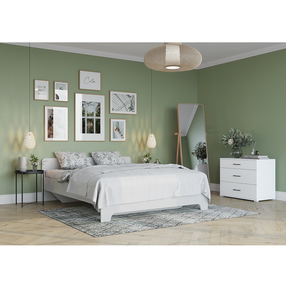 Каркас кровати 160х200 Victor, белый