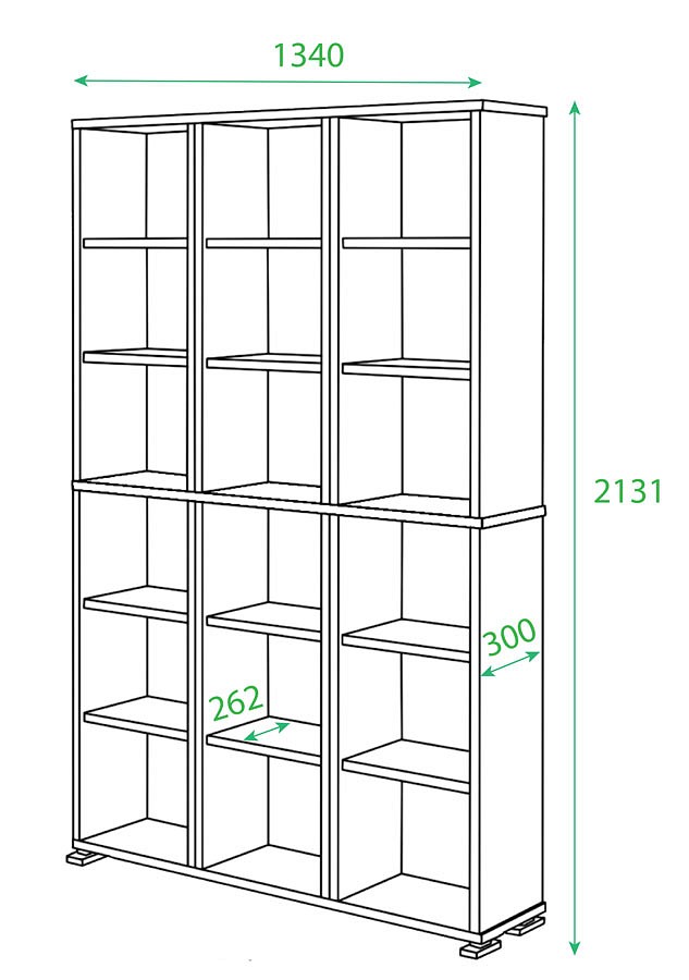 Стеллаж Домино нельсон ПУ-40-1