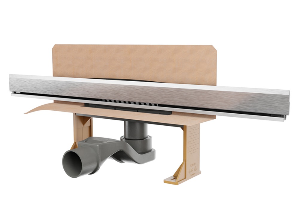 Линейный настенный слив 100 см Huppe AmbianCE матовый