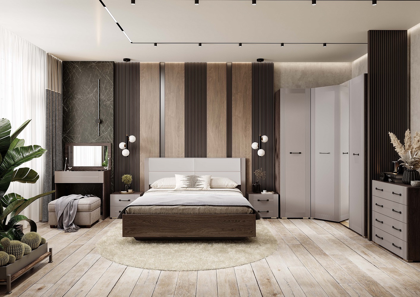 Шкаф для одежды угловой Моника ШК-41