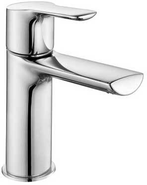 102108940EX LUNA смеситель для раковины 121 без донного клапана