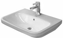 2319600000 DURASTYLE Раковина 600х440, с переливом, с 1 отв. для смесителя