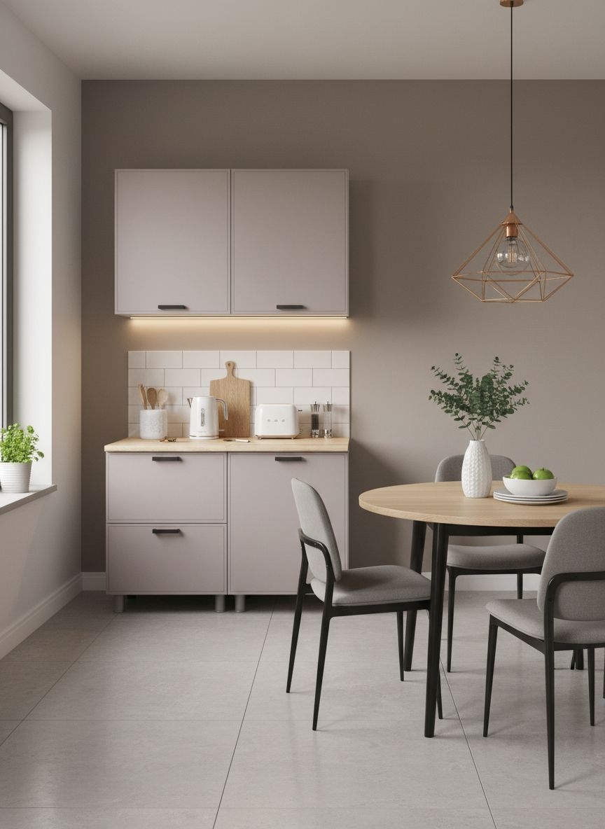 МК Аленушка 1,2м с ящ. Магнолия Кашемир,скоба черный,сонома