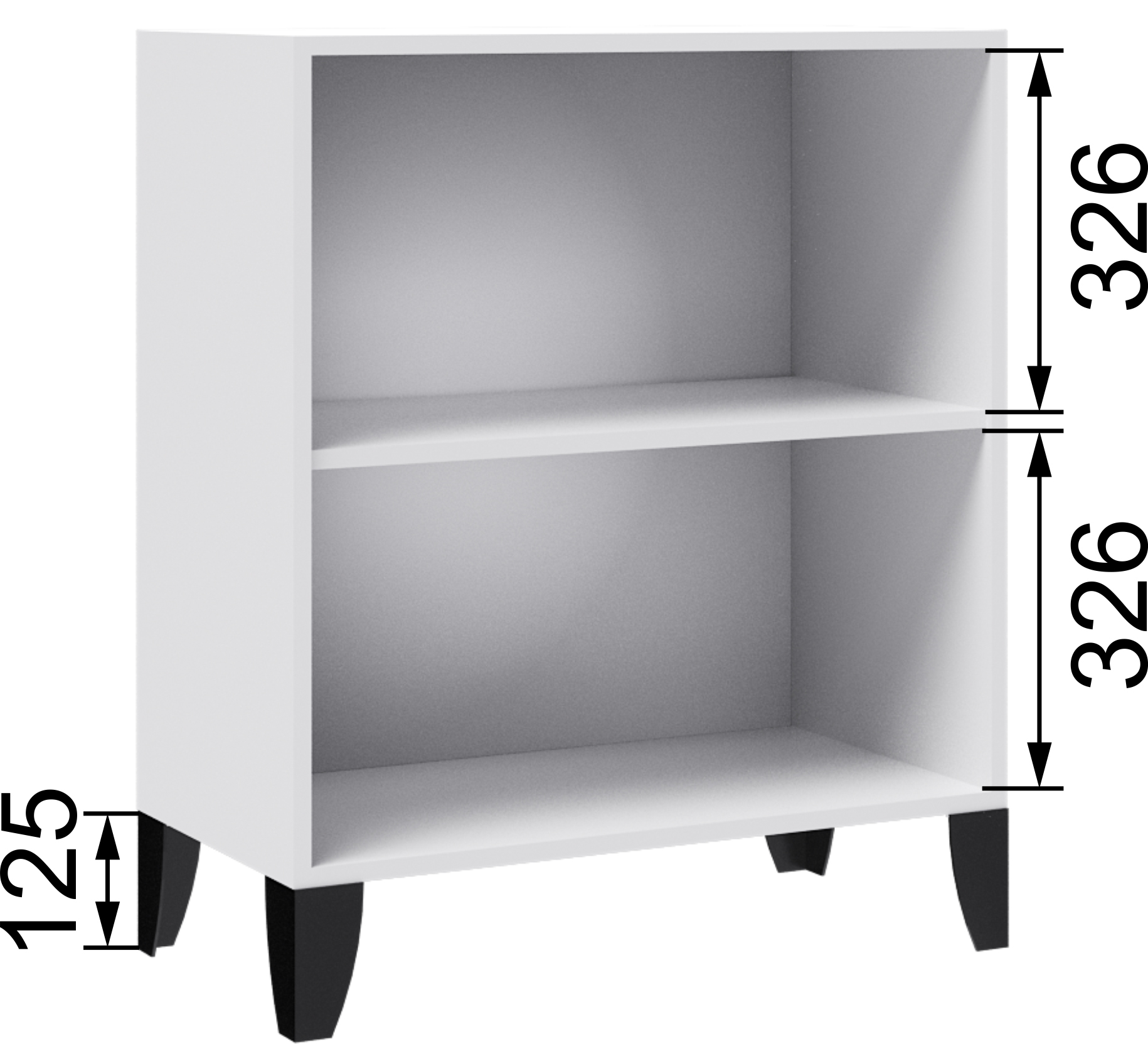 Гостиная Гира шкаф ГШ-2 белый