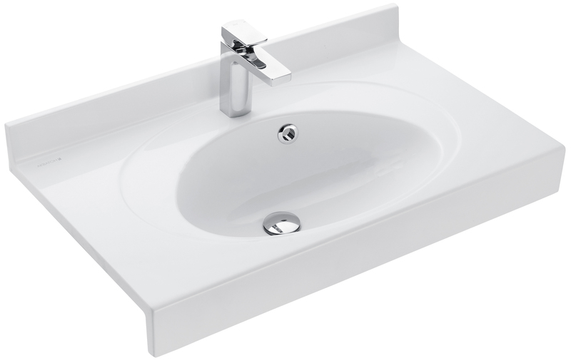 1A70063NOT010 Раковина Отель 3/800 бел./навесы