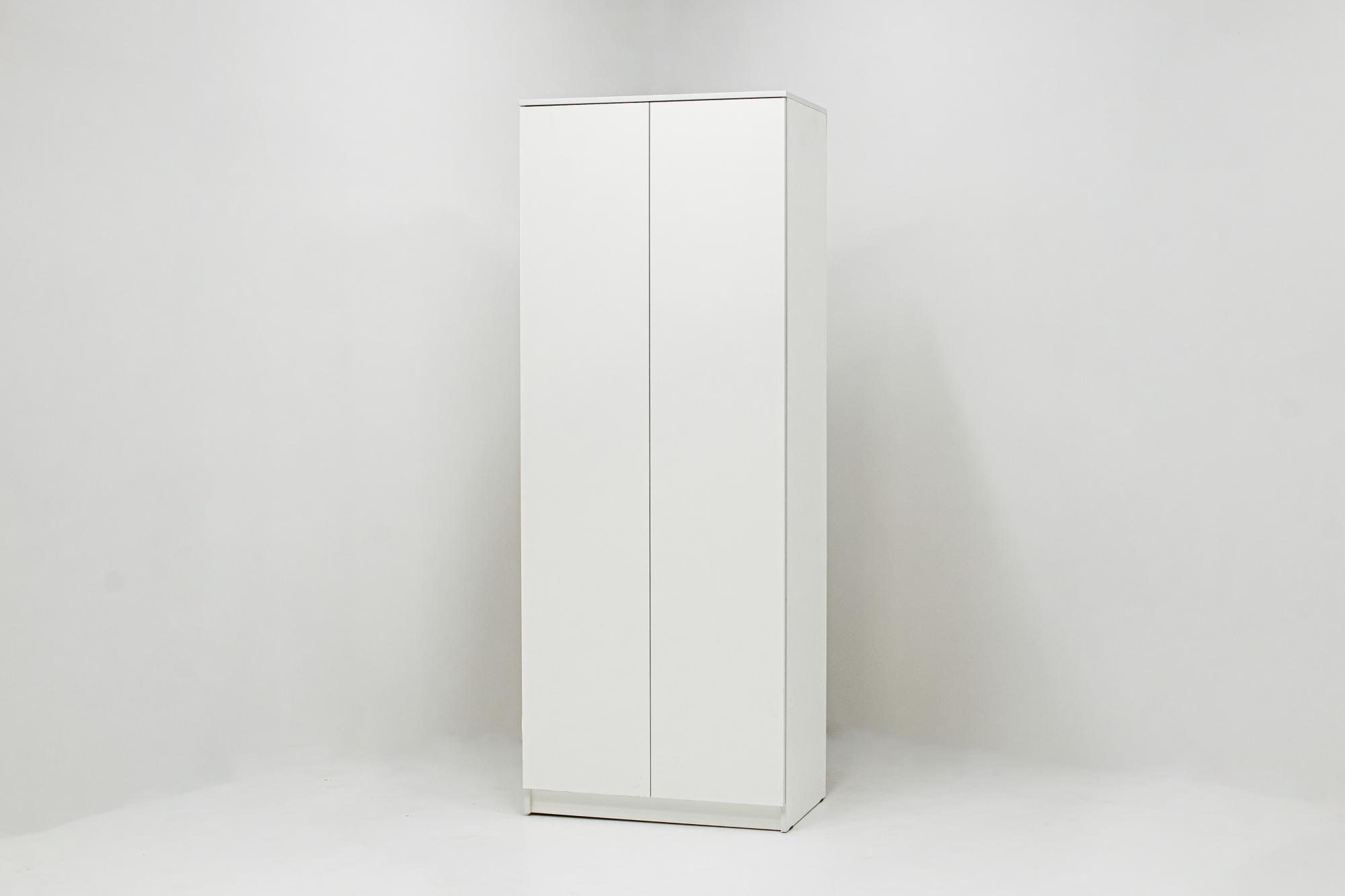 МС Охта Лайт Шкаф 800 Белый гладкий