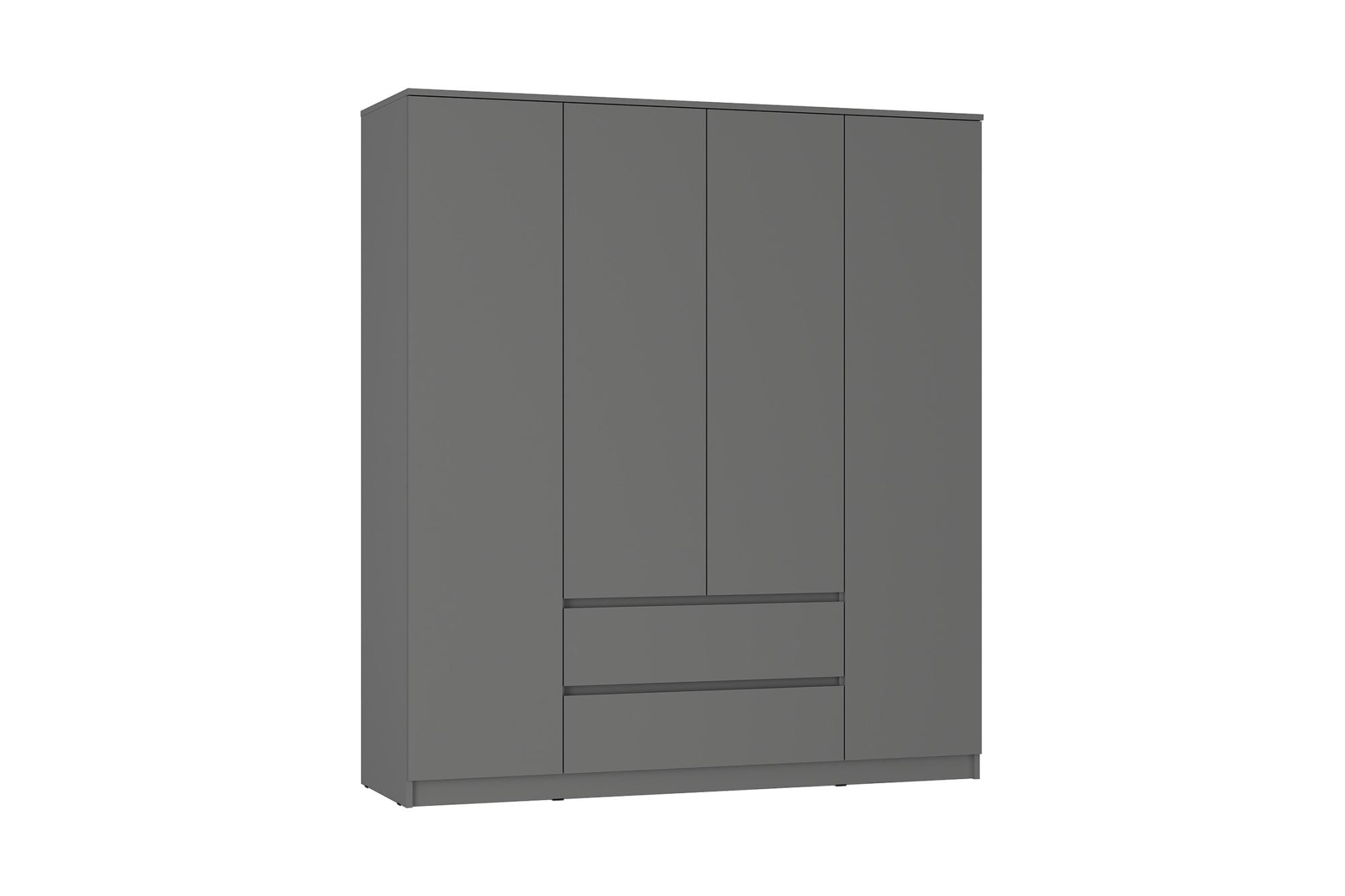 Шкаф 4-х створчатый ШК-13 Симпл графит