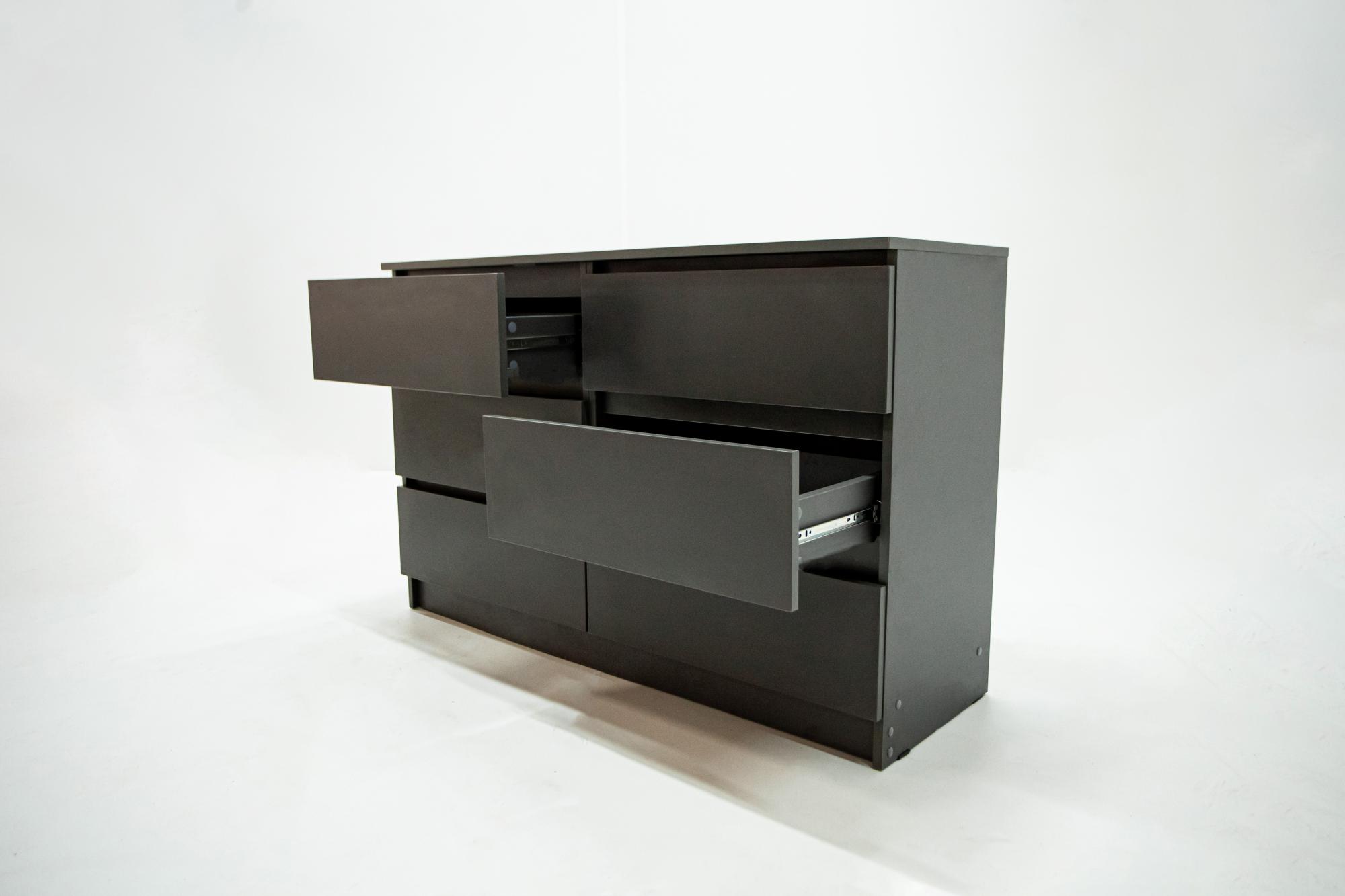 МС Охта Лайт Комод 1200.6 Антрацид