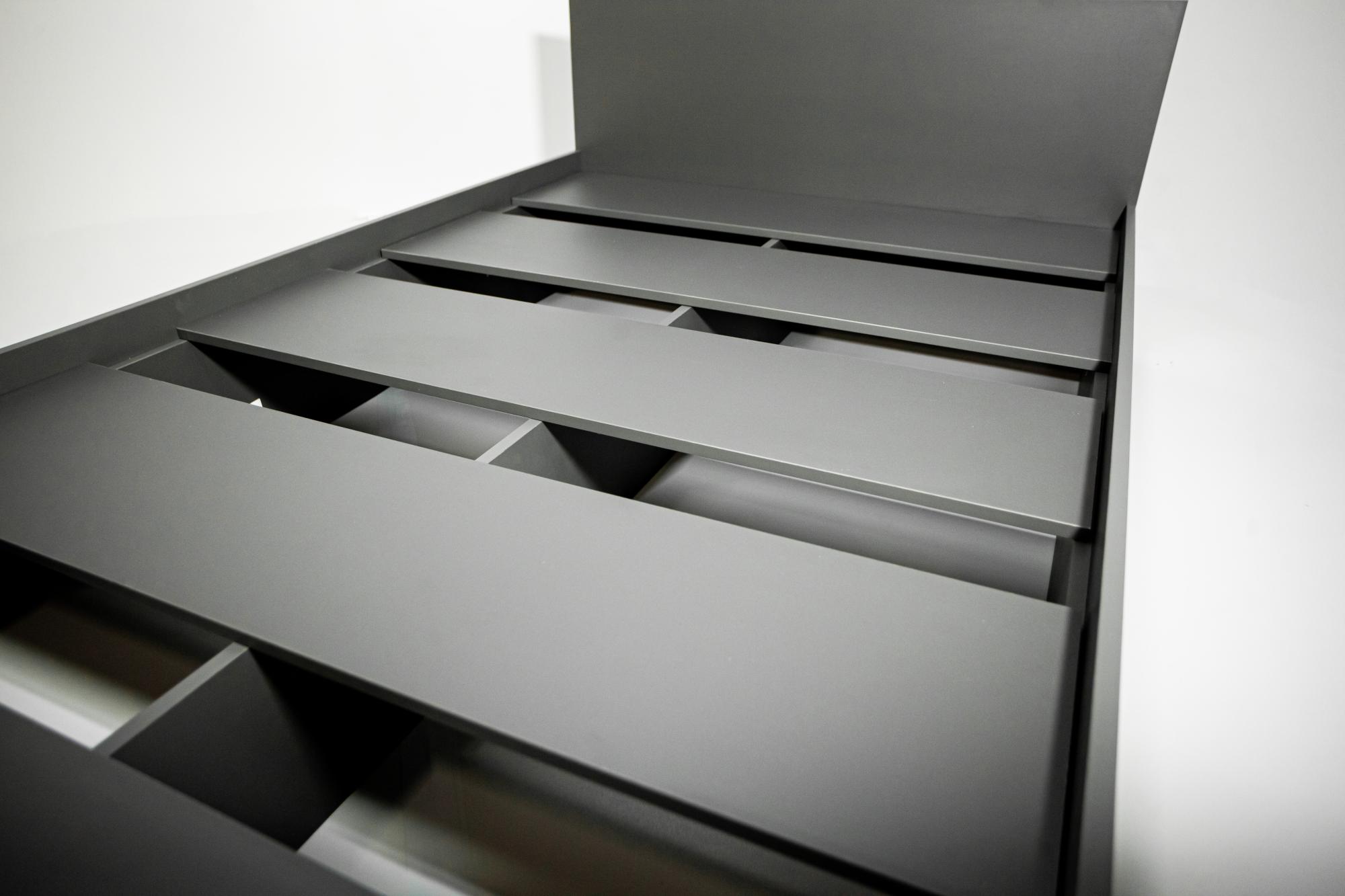 МС Охта Лайт Кровать 1.2 Антрацид