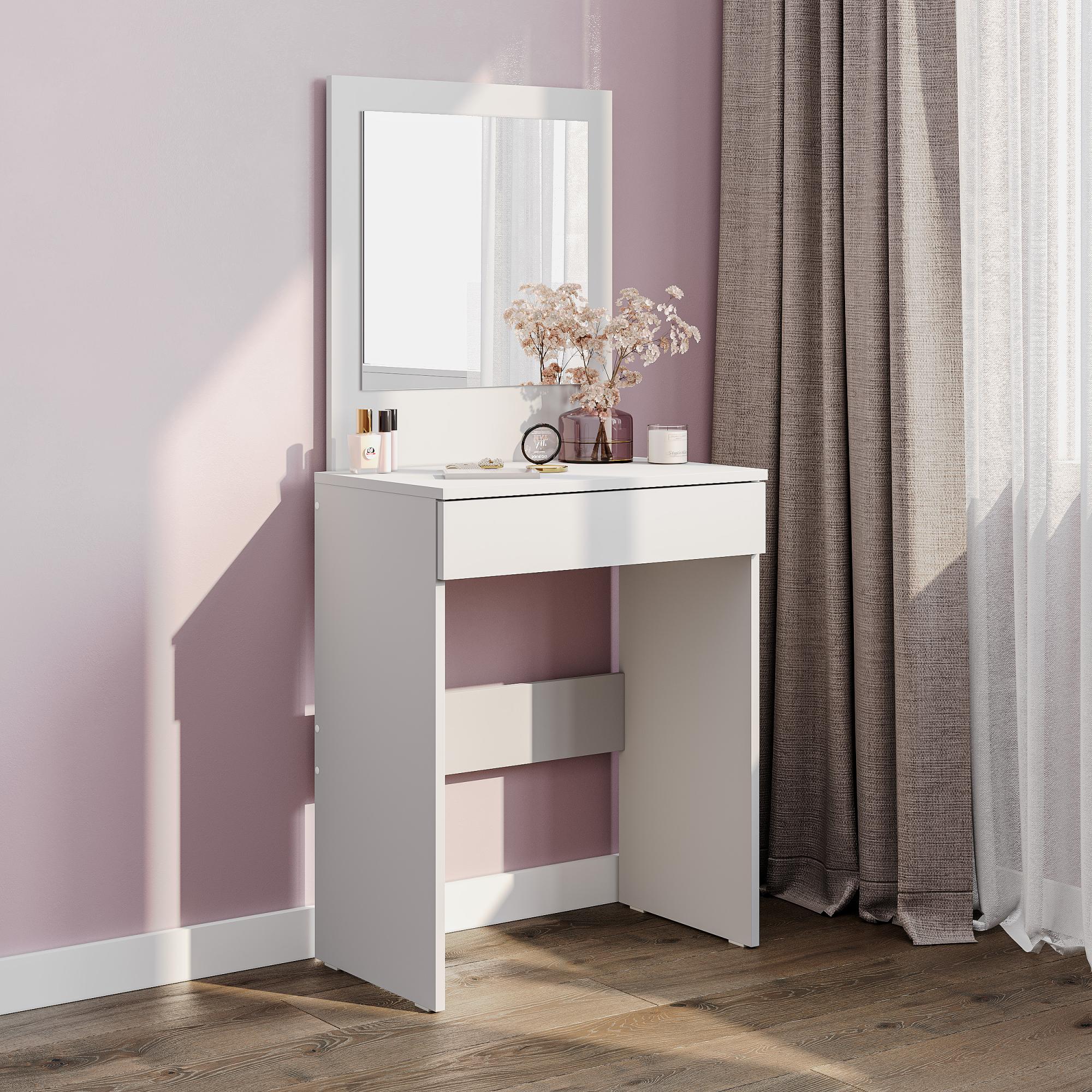 Стол туалетный "СТЛ 1" (Белый текстурный МР)