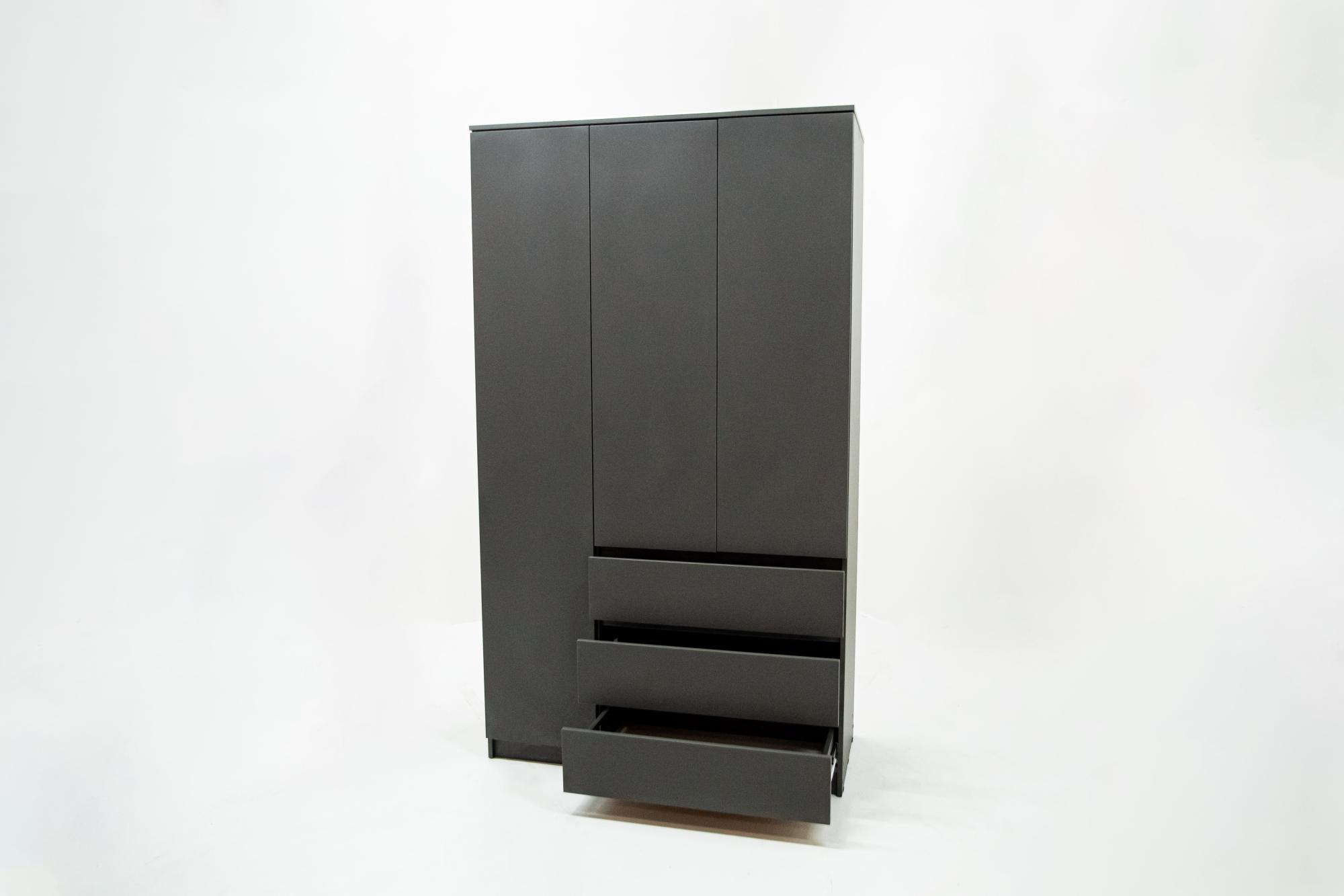 МС Охта Лайт Шкаф 1200.3 Антрацид