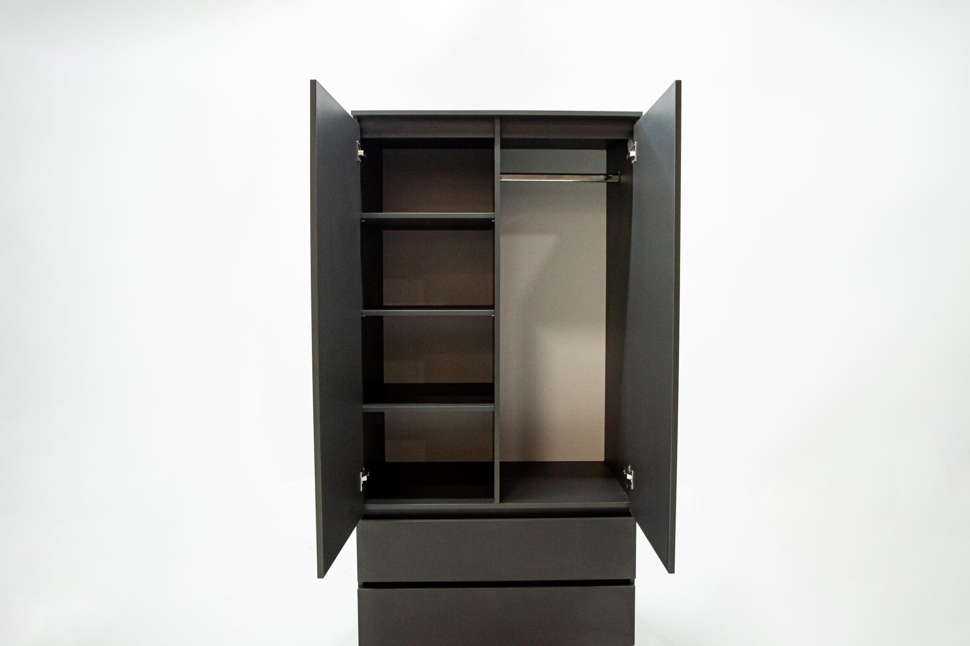 МС Охта Лайт Шкаф 900.3 Антрацид