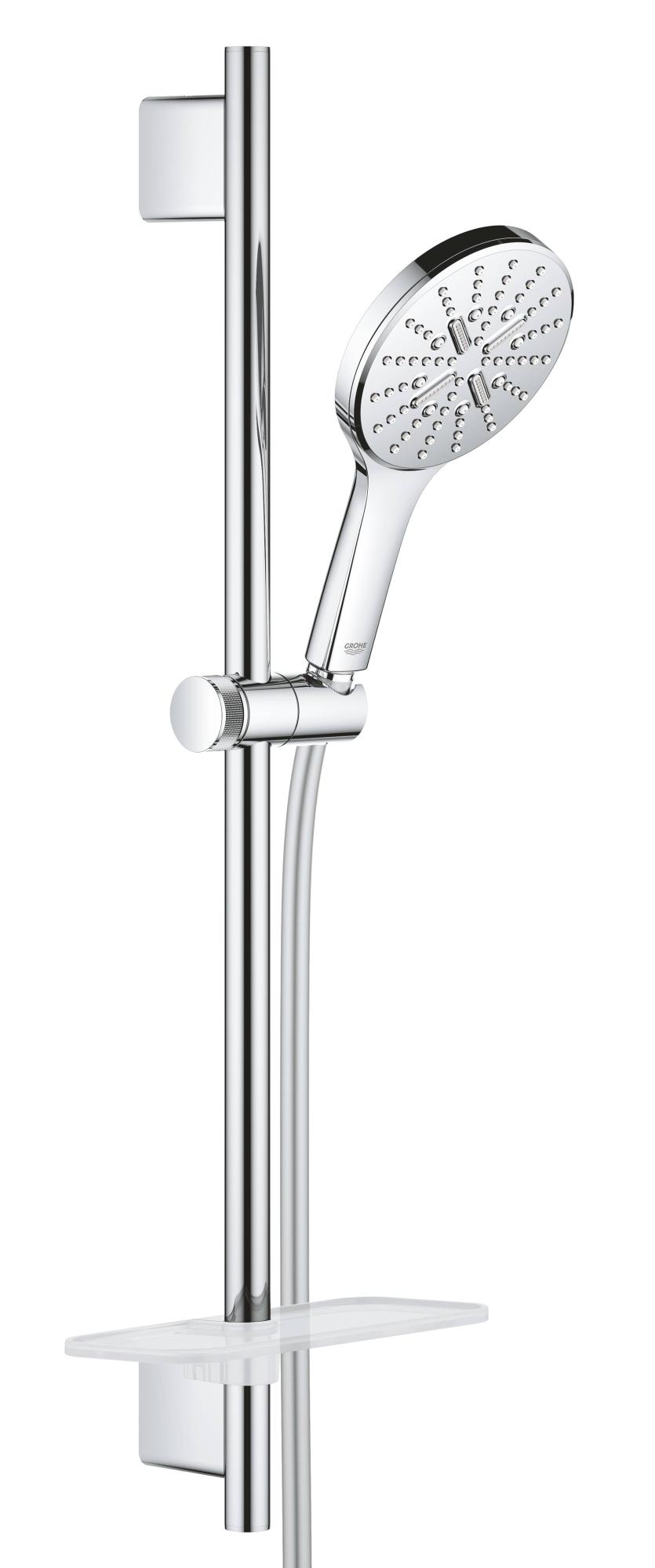 26546000 Rainshower SmartActive 130 Душевой гарнитур III, душевая штанга 600 мм, шланг 1750 мм, хром