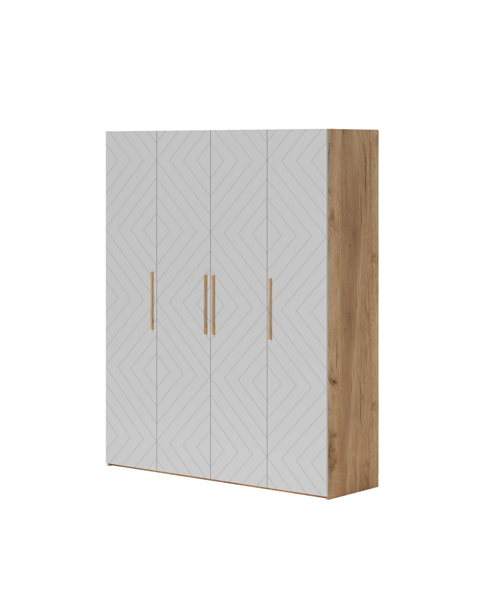 Шкаф Ньёрд 1800 Дуб вотан/Белый