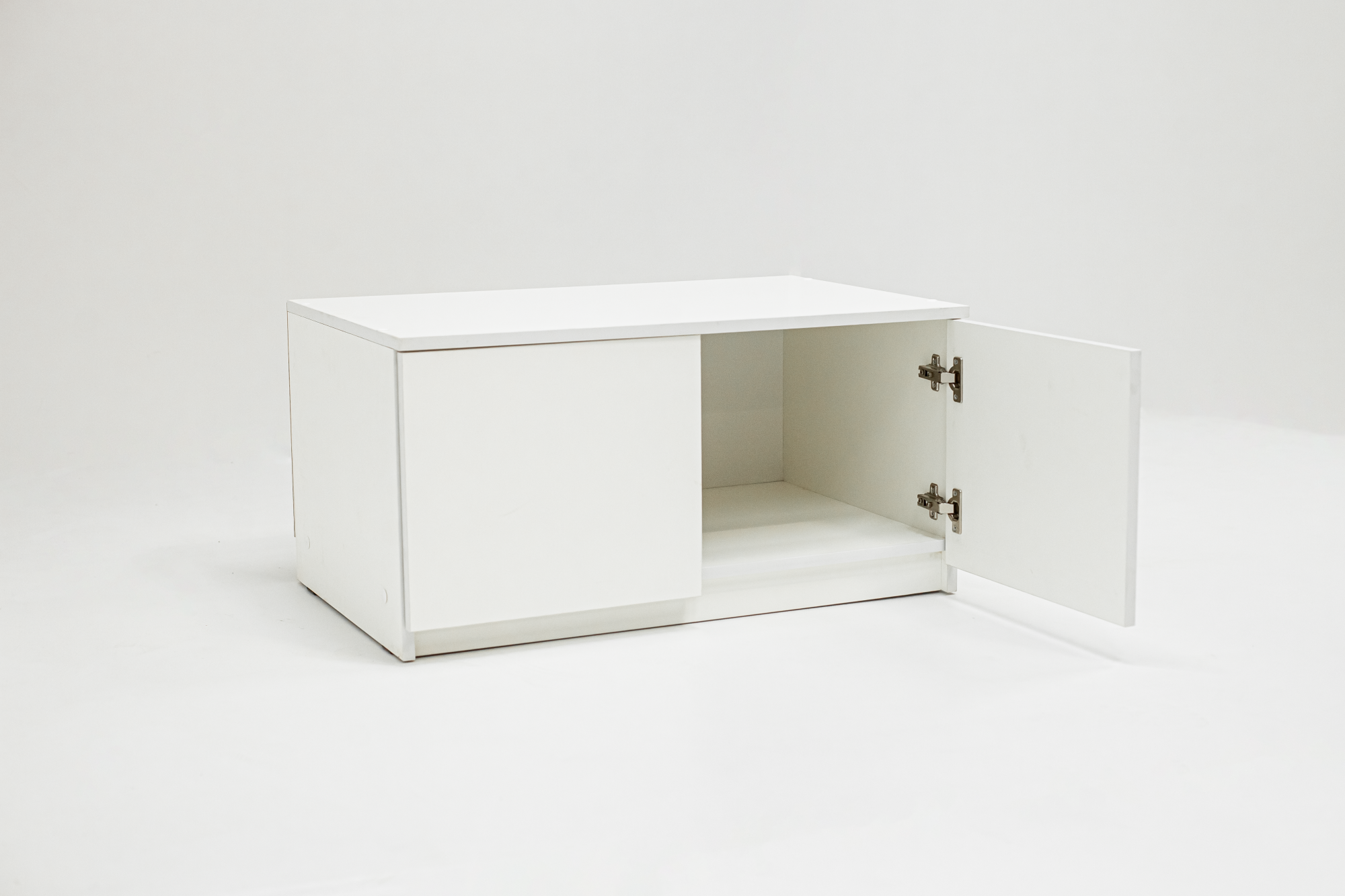 МС Охта Лайт ТумбаАнтресоль 800 Белый гладкий