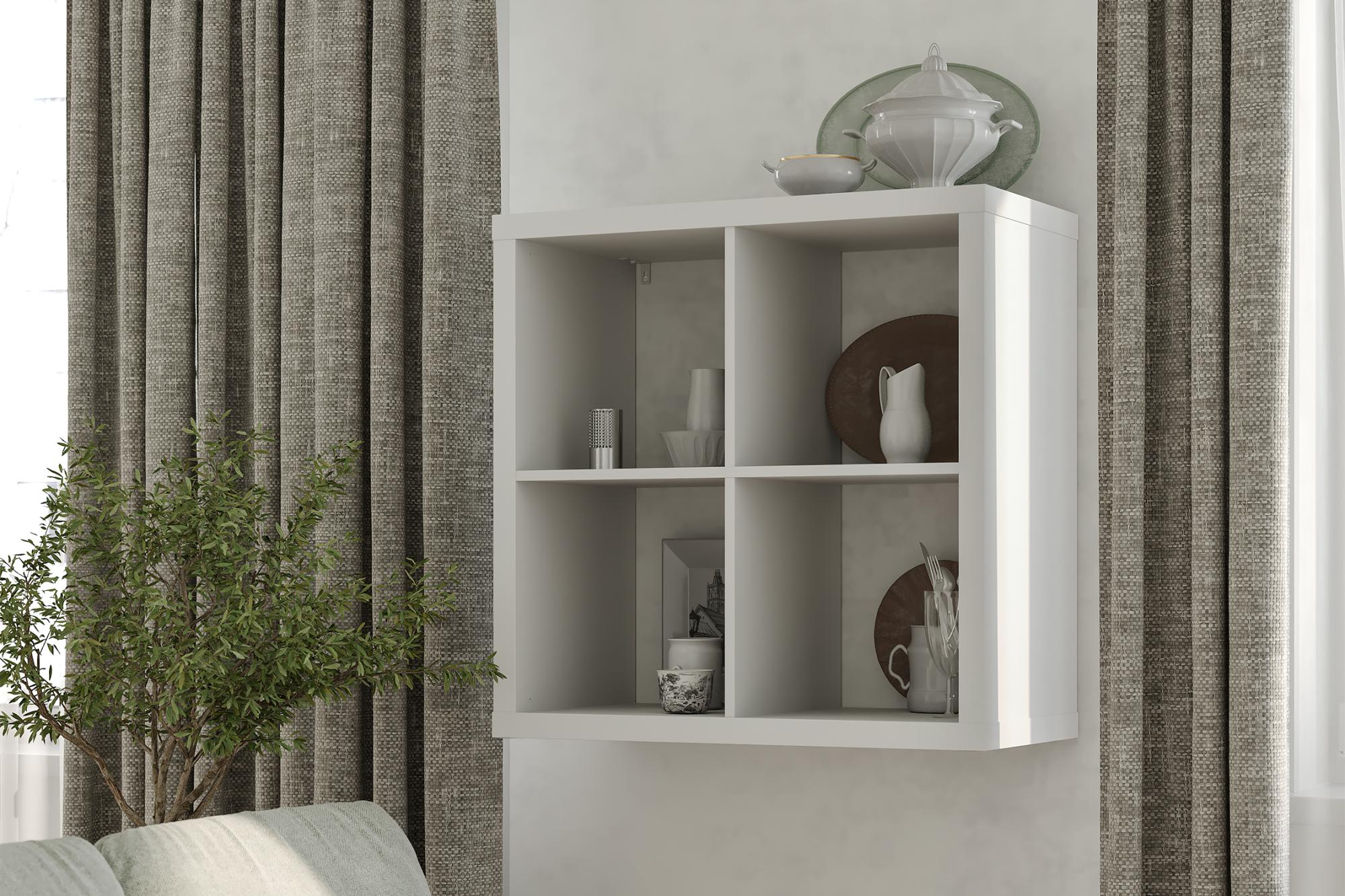 Стеллаж FÖRA 4 белый