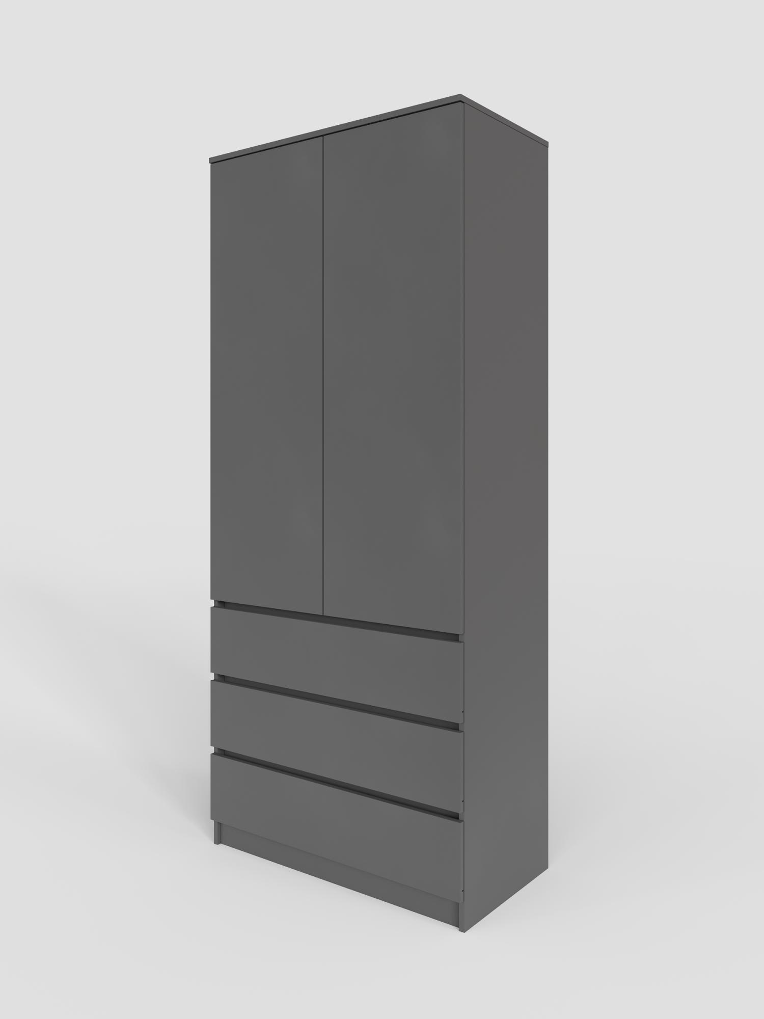 МС Охта Лайт Шкаф 900.3 Антрацид