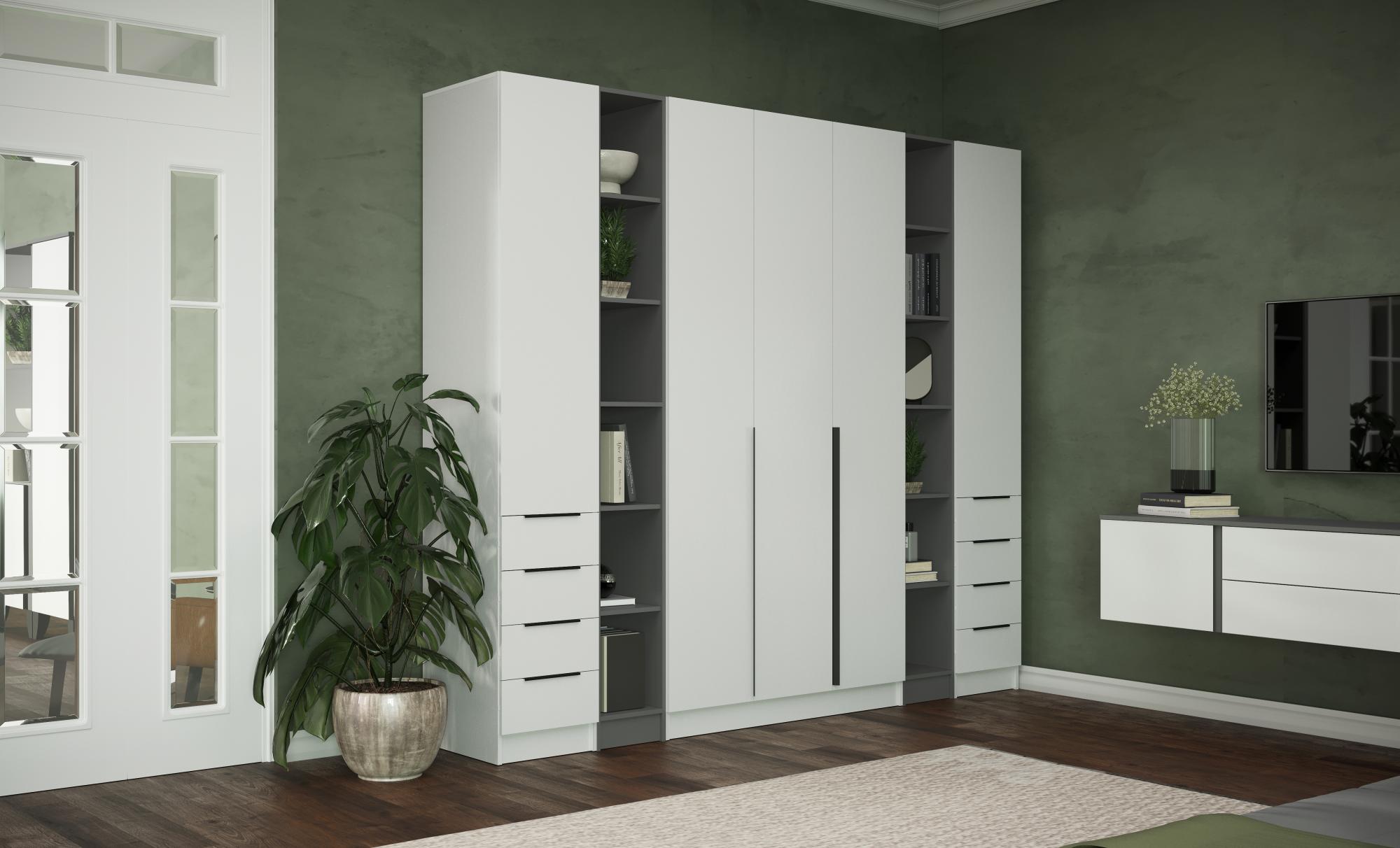 Стеллаж Мадрид (0,4) белый